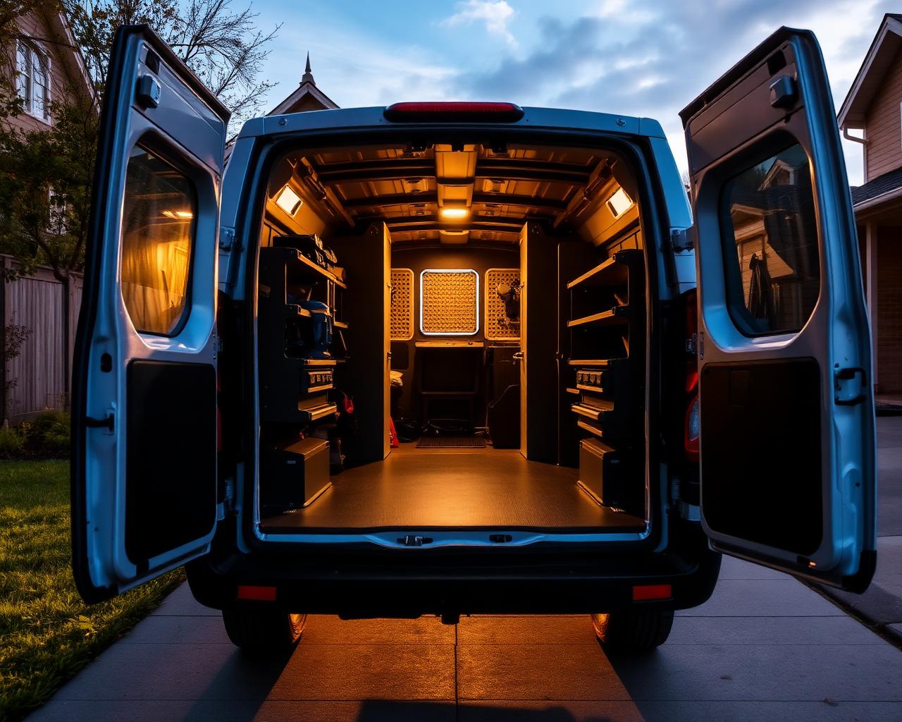Mission Ready Auto LLC service van with tools